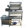 Commercial shrimp shelling line